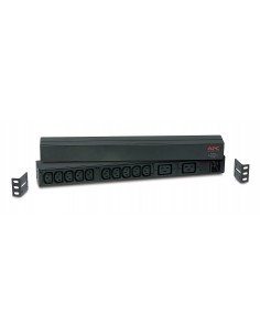 APC RACK PDU BASIC 1 U 16A 230V unidad de distribución de energía (PDU) 12 salidas AC 0U 1U Negro