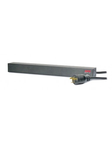 APC Rack PDU, Basic, 1U, 16A, 208V unidad de distribución de energía (PDU) Negro