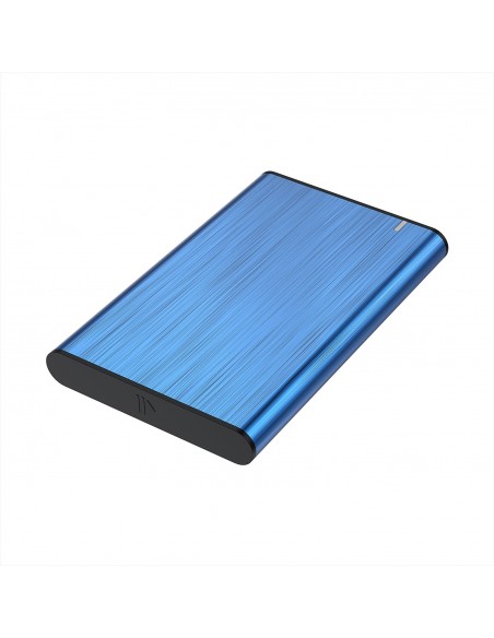 AISENS Caja Externa 2,5" ASE-2525BLU 9.5mm SATA a USB 3.0 USB3.1 Gen1, Azul