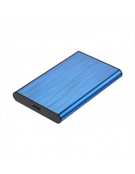 AISENS Caja Externa 2,5" ASE-2525BLU 9.5mm SATA a USB 3.0 USB3.1 Gen1, Azul