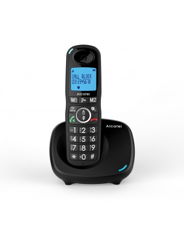 Alcatel XL535 Teléfono DECT Identificador de llamadas Negro