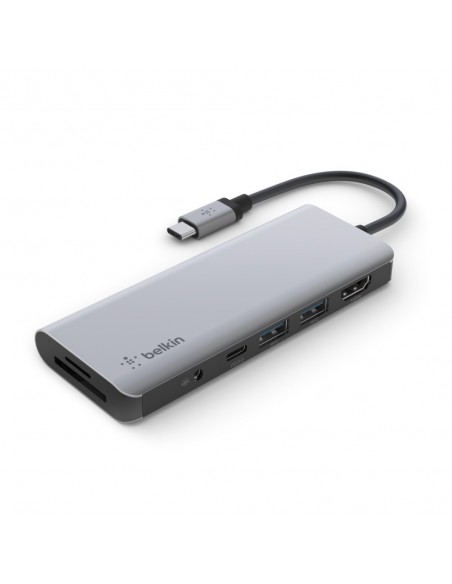 Belkin AVC009btSGY USB 3.2 Gen 1 (3.1 Gen 1) Type-C Plata