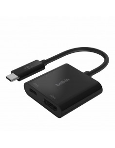 Belkin AVC002BTBK base para portátil y replicador de puertos USB 3.2 Gen 1 (3.1 Gen 1) Type-C Negro