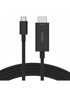 Belkin AVC012bt2MBK 2 m USB Tipo C HDMI Negro