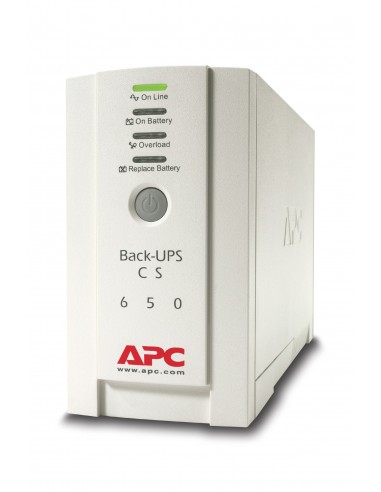 APC Back-UPS sistema de alimentación ininterrumpida (UPS) En espera (Fuera de línea) o Standby (Offline) 0,65 kVA 400 W 4