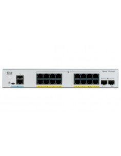 Cisco Catalyst C1000-16P-E-2G-L switch Gestionado L2 Gigabit Ethernet (10 100 1000) Energía sobre Ethernet (PoE) Gris