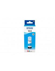 Epson 104 EcoTank Cyan ink bottle