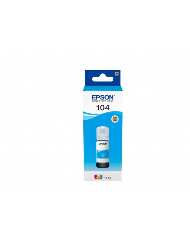 Epson 104 EcoTank Cyan ink bottle