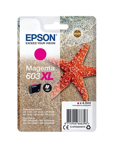 Epson Singlepack Magenta 603XL Ink