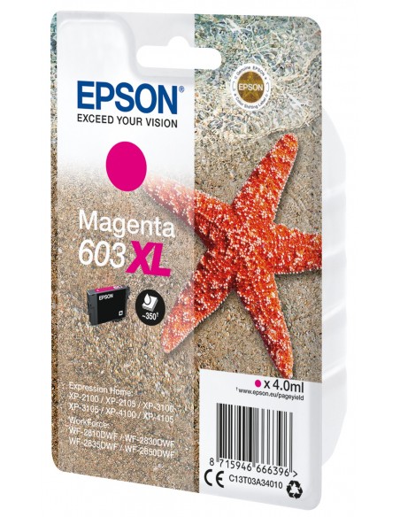 Epson Singlepack Magenta 603XL Ink