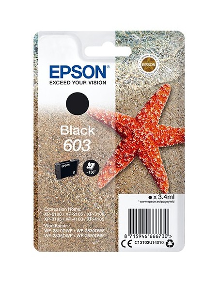 Epson Singlepack Black 603 Ink