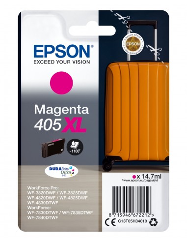 Epson Singlepack Magenta 405XL DURABrite Ultra Ink