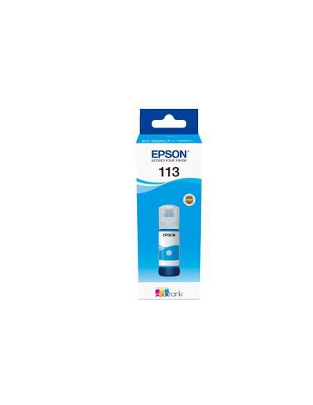 Epson 113 EcoTank Pigment Cyan ink bottle