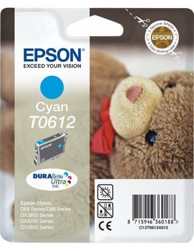 Epson Teddybear Cartucho T0612 cian