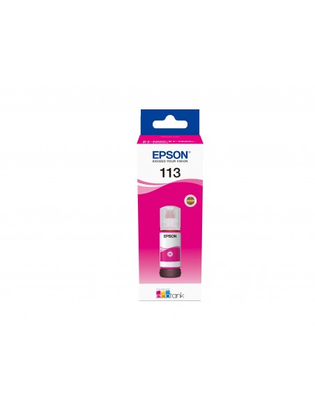 Epson 113 EcoTank Pigment Magenta ink bottle