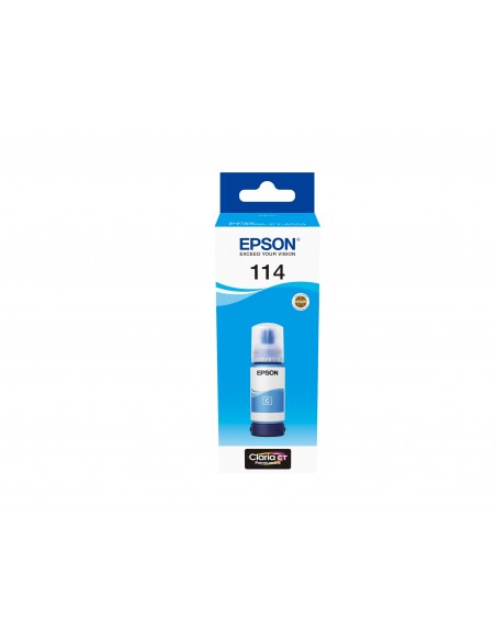 Epson 114 EcoTank Cyan ink bottle