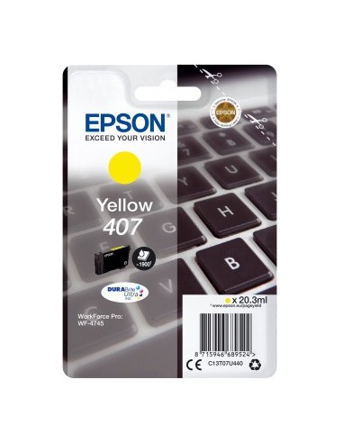 Epson WF-4745 cartucho de tinta 1 pieza(s) Original Alto rendimiento (XL) Amarillo