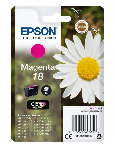 Epson Daisy Cartucho 18 magenta (etiqueta RF)