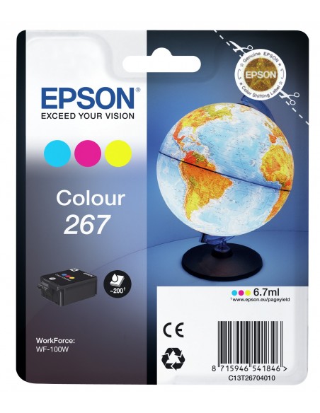 Epson Globe Singlepack Colour 267 ink cartridge