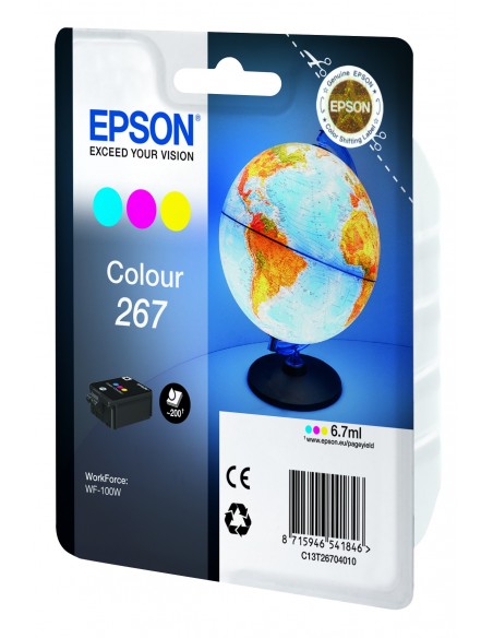 Epson Globe Singlepack Colour 267 ink cartridge