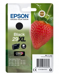 Epson Strawberry Singlepack Black 29XL Claria Home Ink