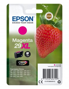 Epson Strawberry Singlepack Magenta 29XL Claria Home Ink