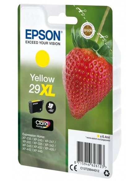 Epson Strawberry Singlepack Yellow 29XL Claria Home Ink