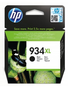 HP Cartucho de tinta original 934XL de alta capacidad negro