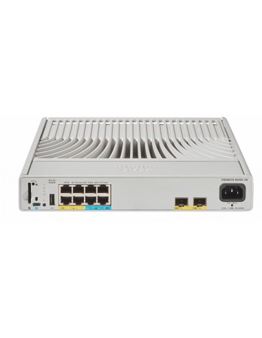 Cisco Catalyst C9200CX-8UXG-2X-A switch Gestionado L2 L3 Energía sobre Ethernet (PoE) Gris