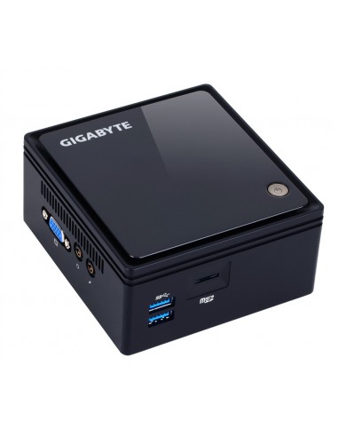 Gigabyte GB-BACE-3160 PC estación de trabajo barebone 0,69 l tamaño PC Negro J3160 1,6 GHz