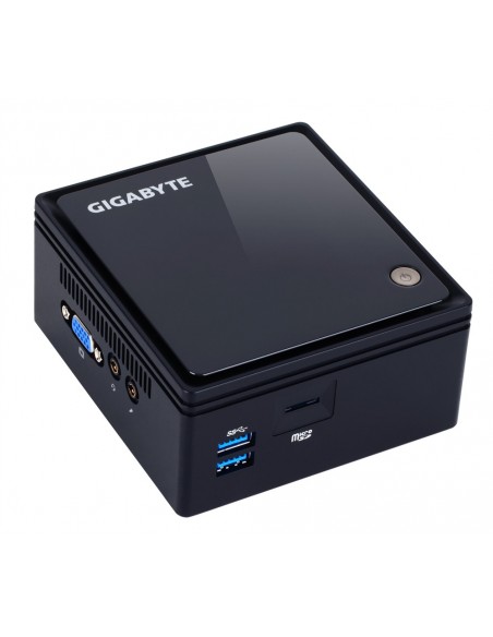 Gigabyte GB-BACE-3160 PC estación de trabajo barebone 0,69 l tamaño PC Negro J3160 1,6 GHz