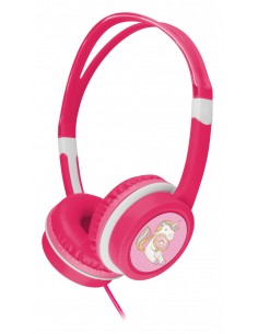 Gembird MHP-JR-PK auricular y casco Auriculares Alámbrico Diadema Música Rosa