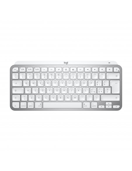 Logitech MX Keys Mini For Mac Minimalist Wireless Illuminated Keyboard teclado Bluetooth Italiano Gris