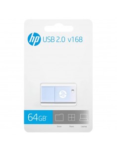 AION HP V168 unidad flash USB 64 GB USB tipo A 2.0 Azul