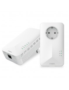 Strong POWERL1000DUOWIFIEUV2 adaptador de red PowerLine 1000 Mbit s Ethernet Wifi Blanco 2 pieza(s)