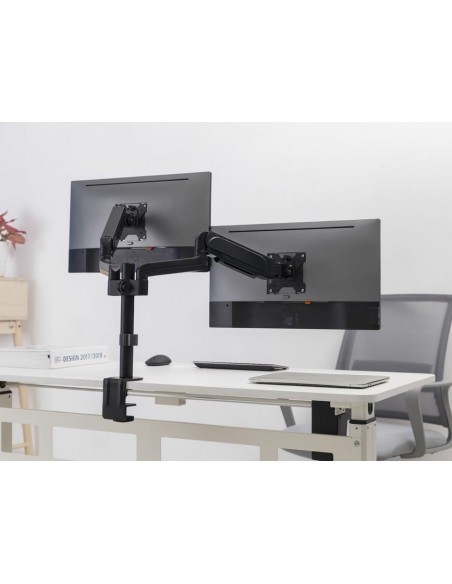 Equip 650133 soporte para monitor 81,3 cm (32") Negro Escritorio