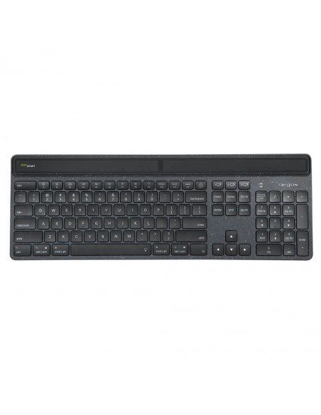 Targus Sustainable Energy Harvesting EcoSmart teclado Bluetooth QWERTY Nórdico Negro