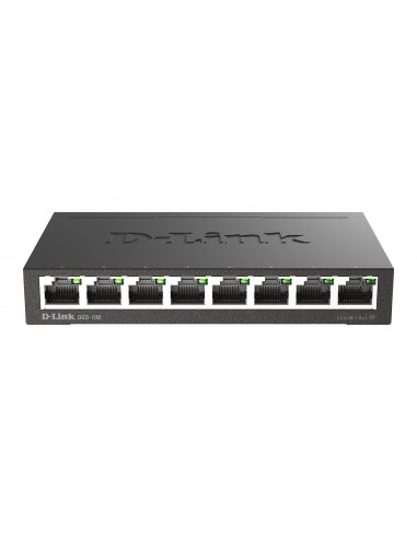 D-Link DGS-108 switch No administrado L2 Gigabit Ethernet (10 100 1000) Negro