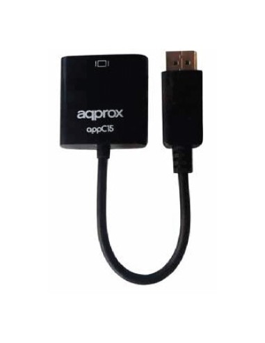 Approx appC15 VGA (D-Sub) DisplayPort Negro