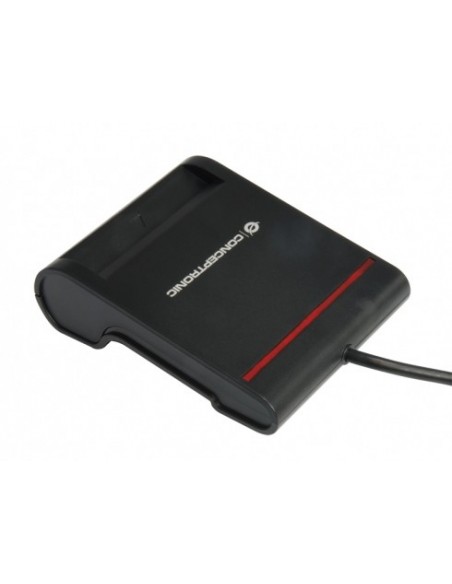 Conceptronic SCR01B lector de tarjeta inteligente USB USB 2.0 Negro