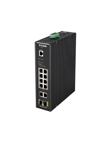 D-Link DIS-200G-12PS switch Gestionado L2 Gigabit Ethernet (10 100 1000) Energía sobre Ethernet (PoE) Negro