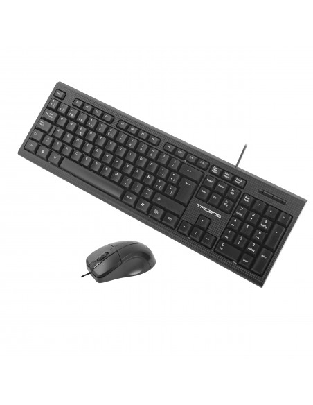 Tacens Anima ACP0PT teclado Ratón incluido USB QWERTY Portugués Negro