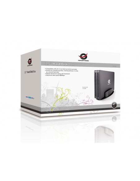 Conceptronic CHD3SU caja para disco duro externo Caja de disco duro (HDD) Negro 3.5"