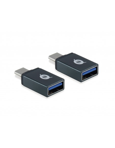 Conceptronic DONN03G cambiador de género para cable USB 3.1 Gen 1 Type-C USB 3.1 Gen 1 Type-A Negro