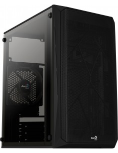 Aerocool CS107V1 carcasa de ordenador Mini Tower Negro