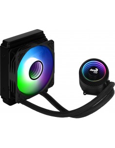 Aerocool MIRAGEL120 Refrigeración Líquida CPU Ventilador 12cm ARGB TDP 200W Negro