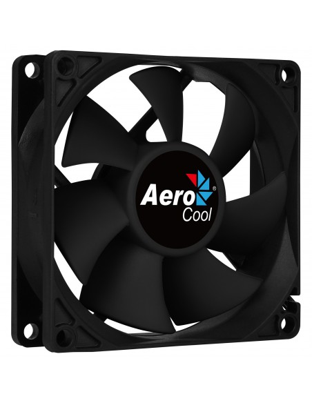 Aerocool Force 8 Carcasa del ordenador Ventilador 8 cm Negro