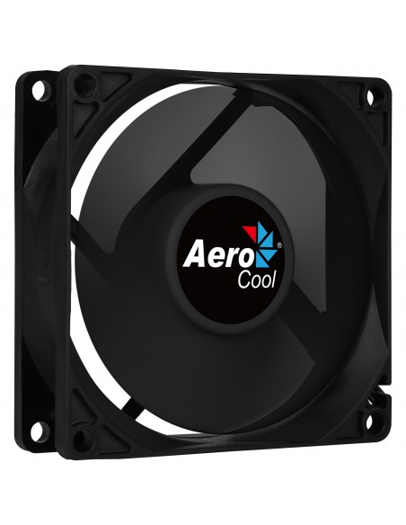 Aerocool Force 8 Carcasa del ordenador Ventilador 8 cm Negro