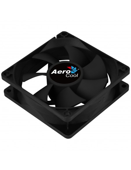 Aerocool Force 8 Carcasa del ordenador Ventilador 8 cm Negro