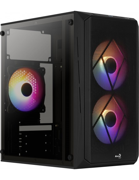 Aerocool CS107V2 carcasa de ordenador Mini Tower Negro